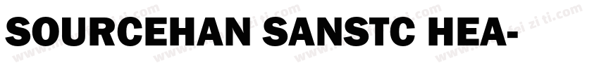 SOURCEHAN SANSTC HEA字体转换